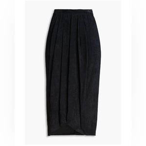 Isabel Marant gathered corduroy midi skirt